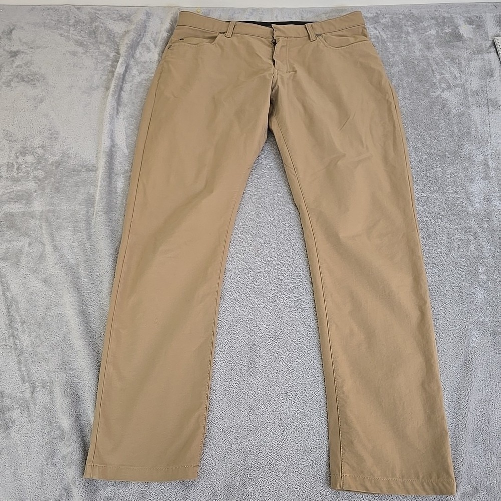 Nike Pants Mens 35x30 Tan Dri-Fit 5 Pocket Golf Sportswear Activewear Casual